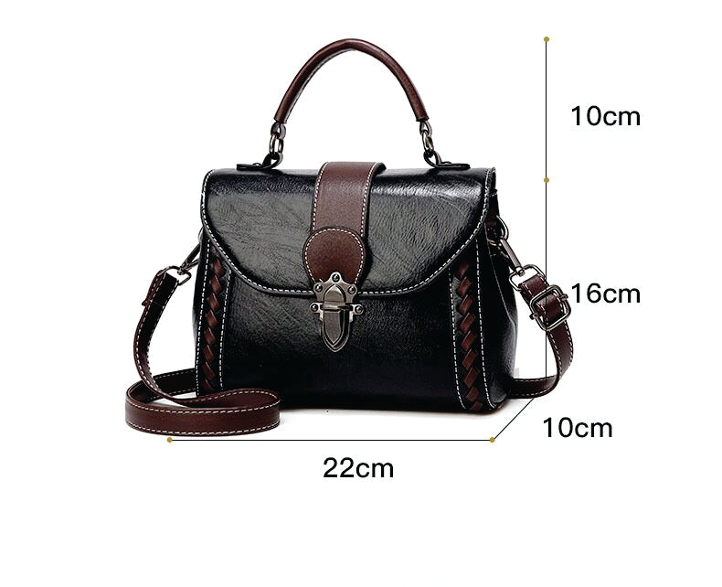 Bolsa Feminina Transversal em Couro - Elaine