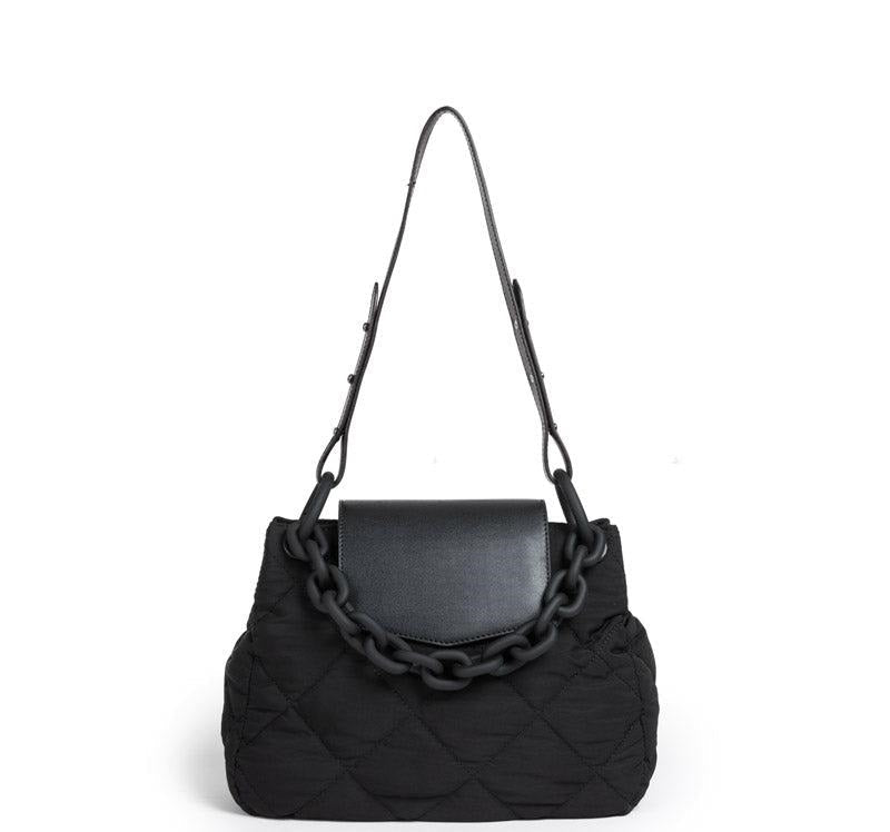 Bolsa Feminina de Couro Nylon - Livia