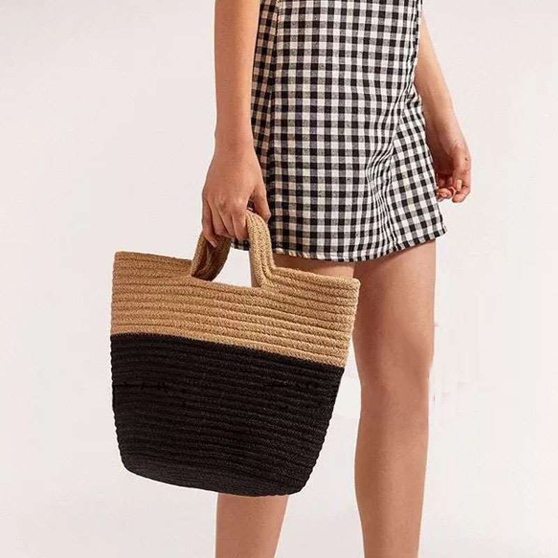 Bolsa Feminina de Praia em Palha Nobre - Colette