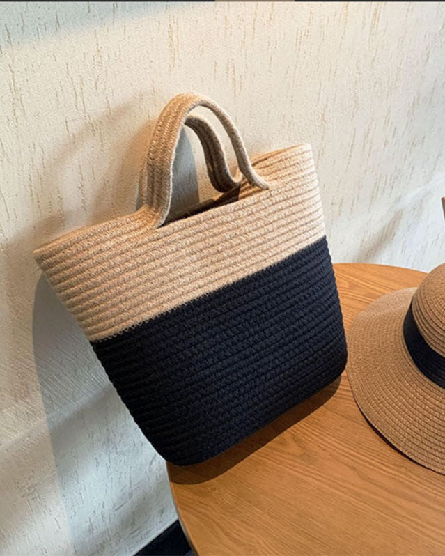 Bolsa Feminina de Praia em Palha Nobre - Colette