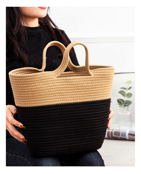 Bolsa Feminina de Praia em Palha Nobre - Colette
