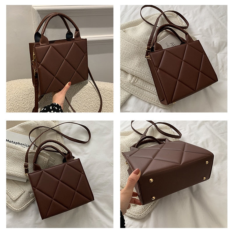 Bolsa Feminina de Couro Algodão Cru - Celine