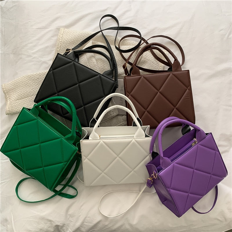 Bolsa Feminina de Couro Algodão Cru - Celine