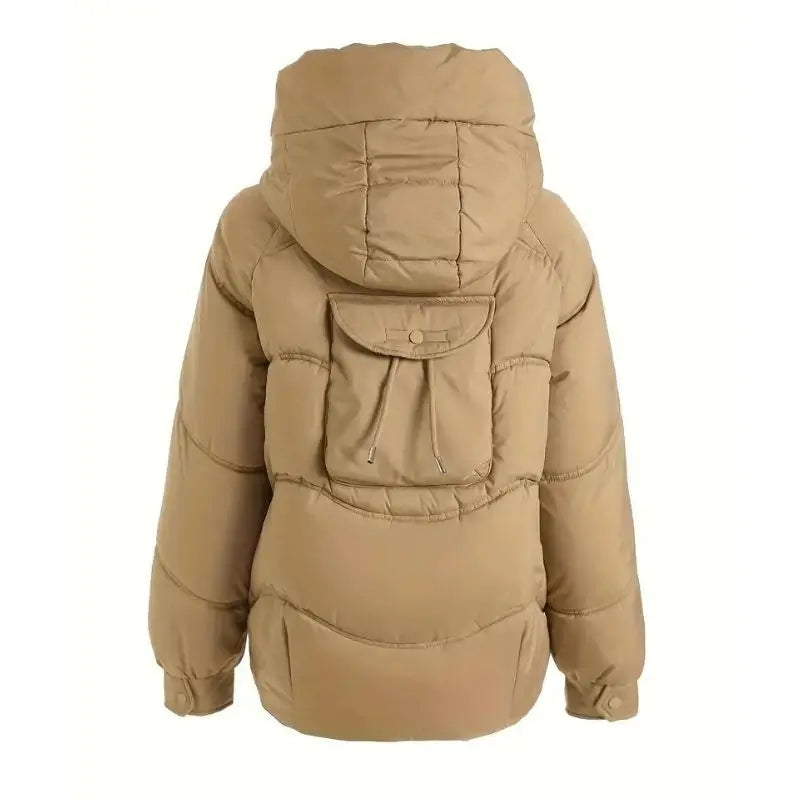 Jaqueta Feminina Puffer Com Capuz - Gisella