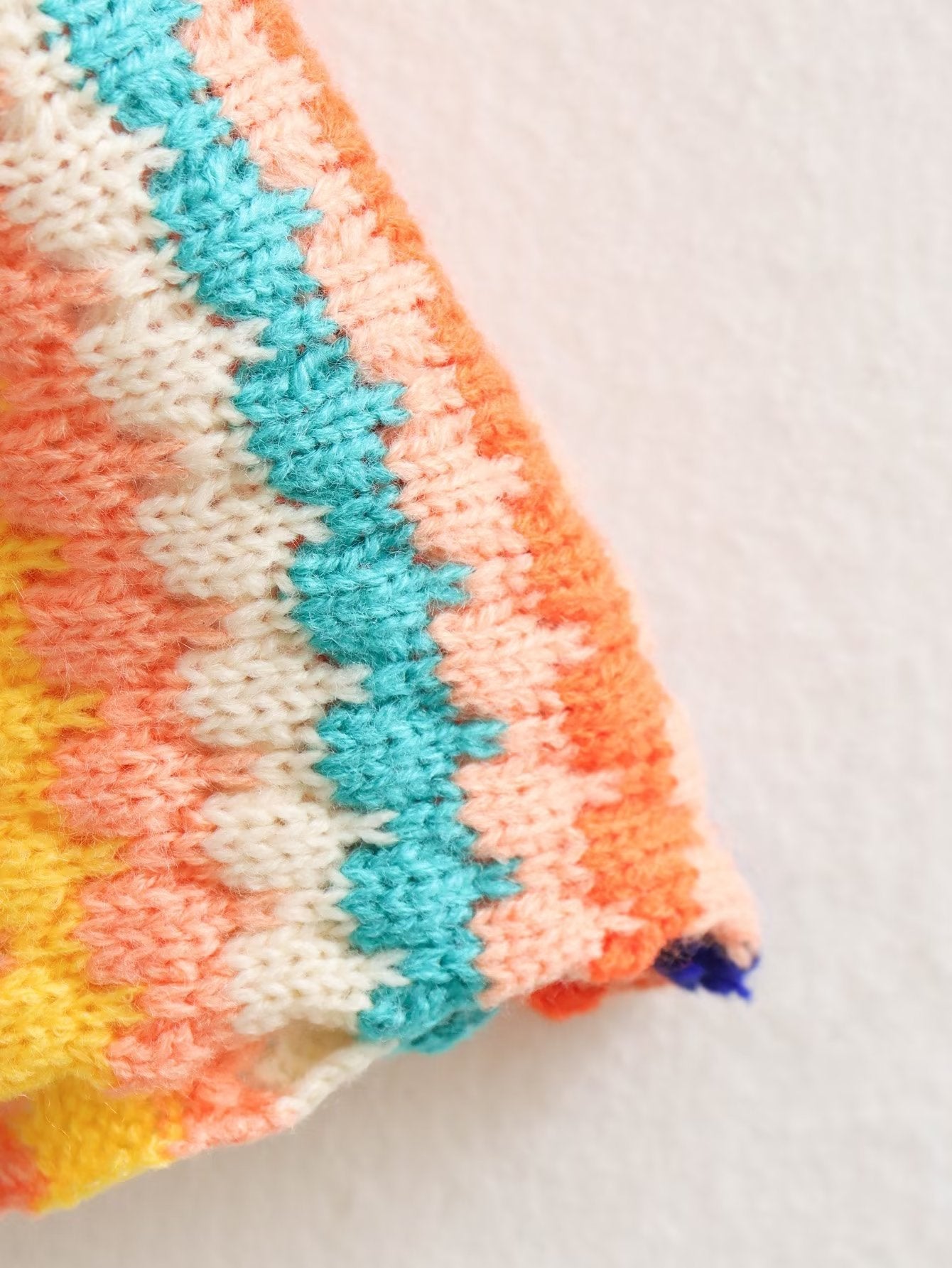 Casaco Feminino em Tricot Arco Íris - Brigitte