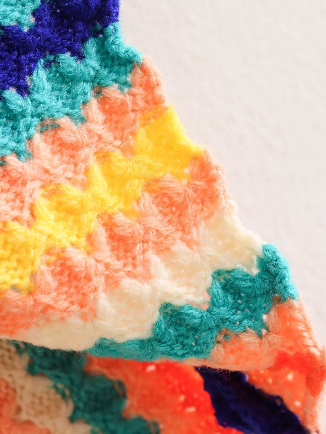 Casaco Feminino em Tricot Arco Íris - Brigitte
