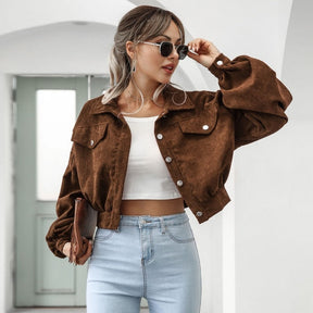 Jaqueta Feminina Cropped - Jullie