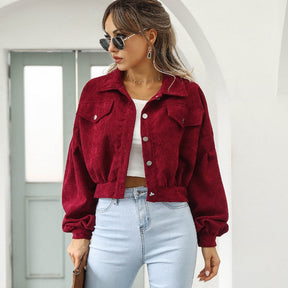 Jaqueta Feminina Cropped - Jullie