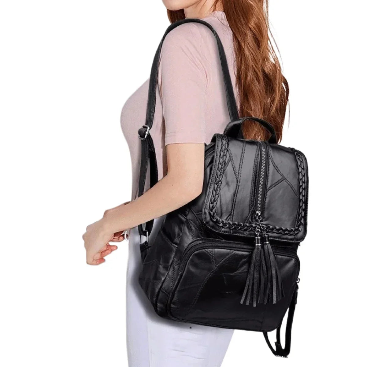 Mochila Feminina em Couro PU - Walker