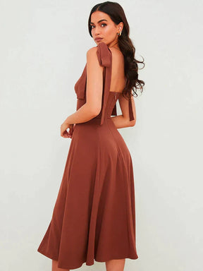 Vestido Feminino Longo Com Fenda - Chiara