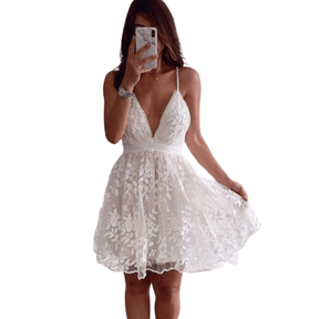 Vestido Feminino Renda Branco - Eloá