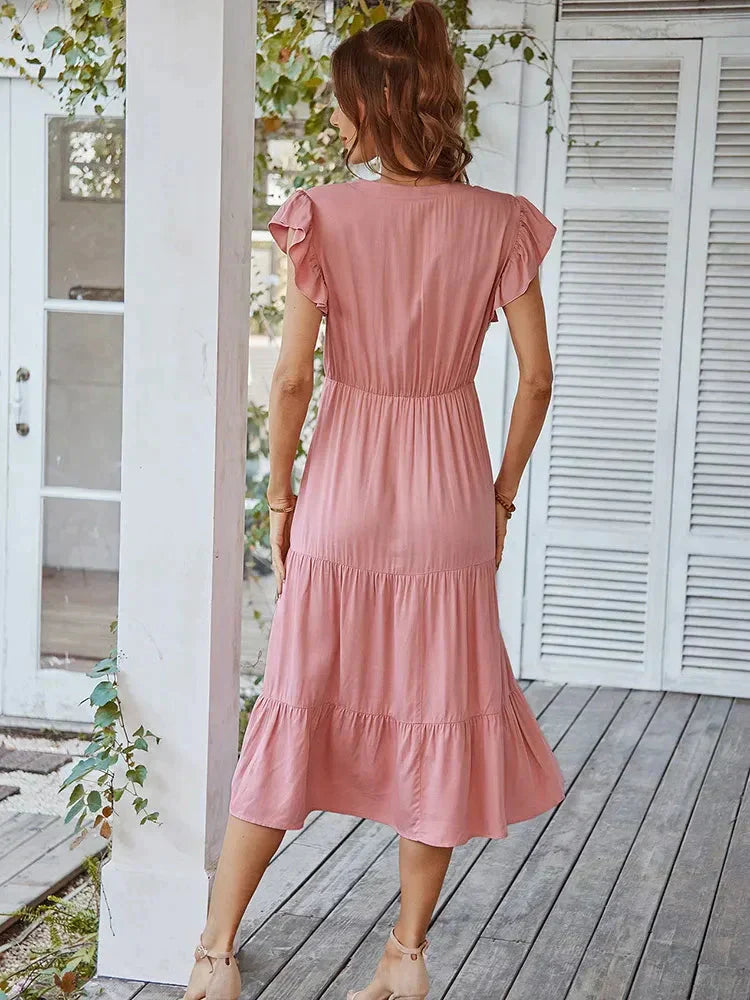 Vestido Midi Soltinho  - Renata